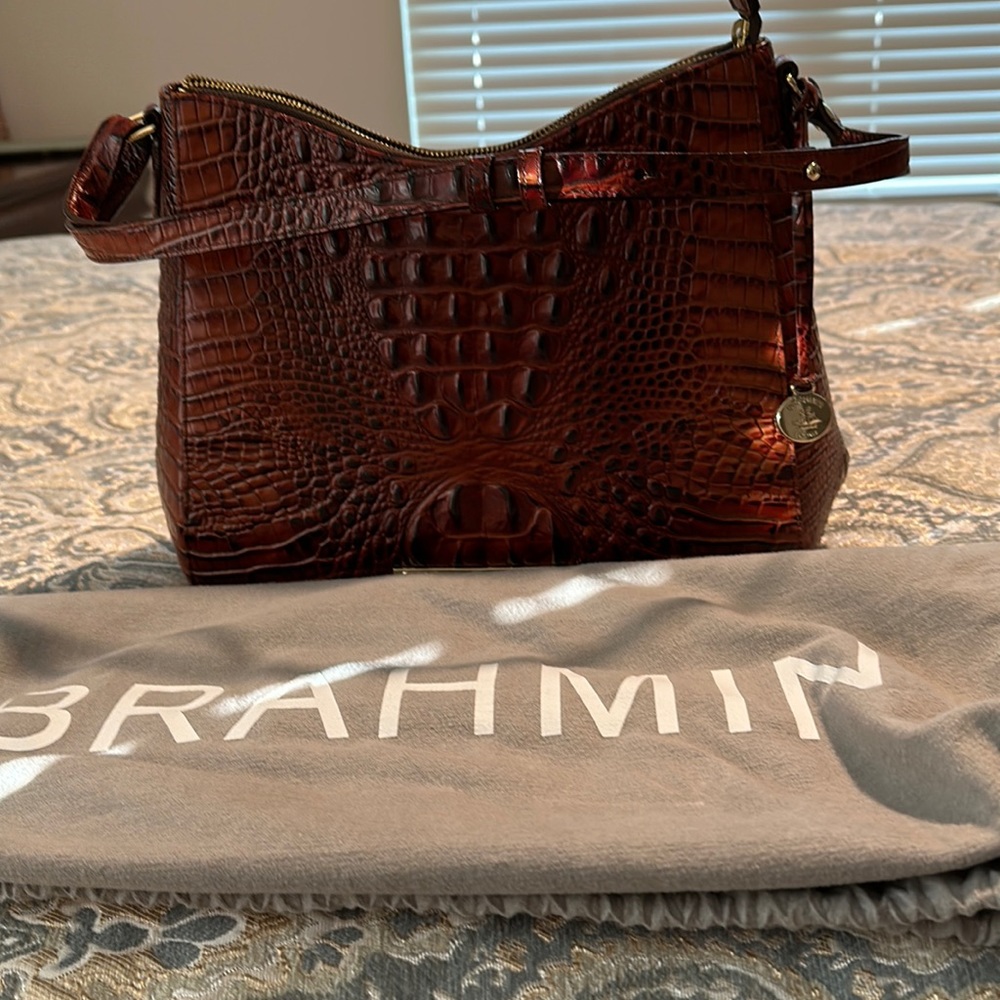 Brahmin pecan handbag.  Lightly used.